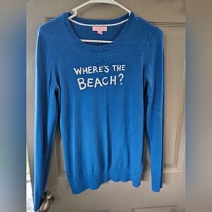 Lilly Pultzlier Where's the Beach? Sweater size M